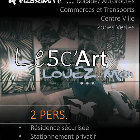Le 5c'art-t2 Parking Prive - Proche Toulouse Centre * Saint-Alban (Haute-Garonne)
